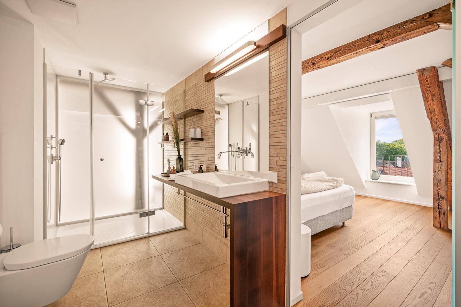 Ferienwohnung Insel-Loft - Maisonette Auf Der Insel, Exklusiv Mit Dachterrasse Lindau  Exterior foto